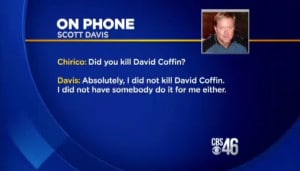 news report of transcribed phone conversation