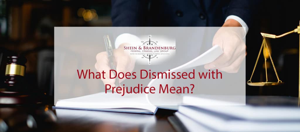 Judge dismissing a case with prejudice.